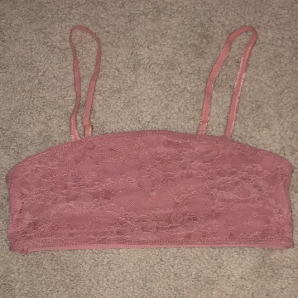 Urban Outfitters Pink Lace Bralette